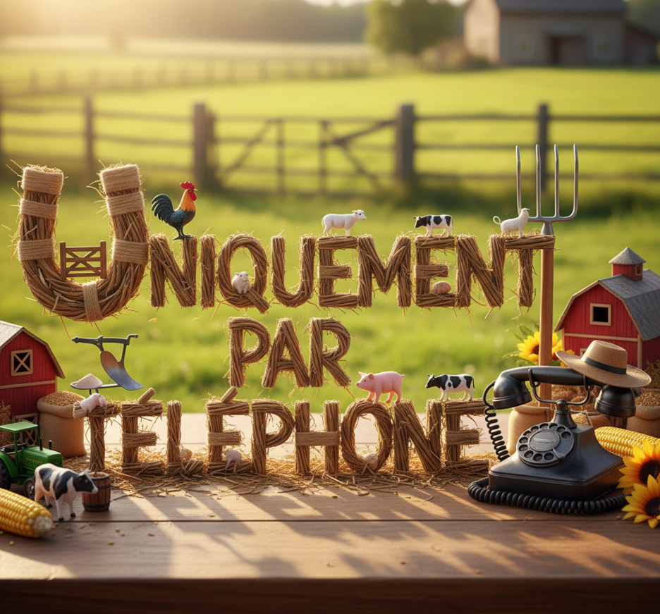 Uniquement sur commande par téléphone